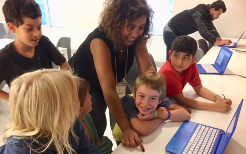 Volunteering as Mentors for Kids Learning Code